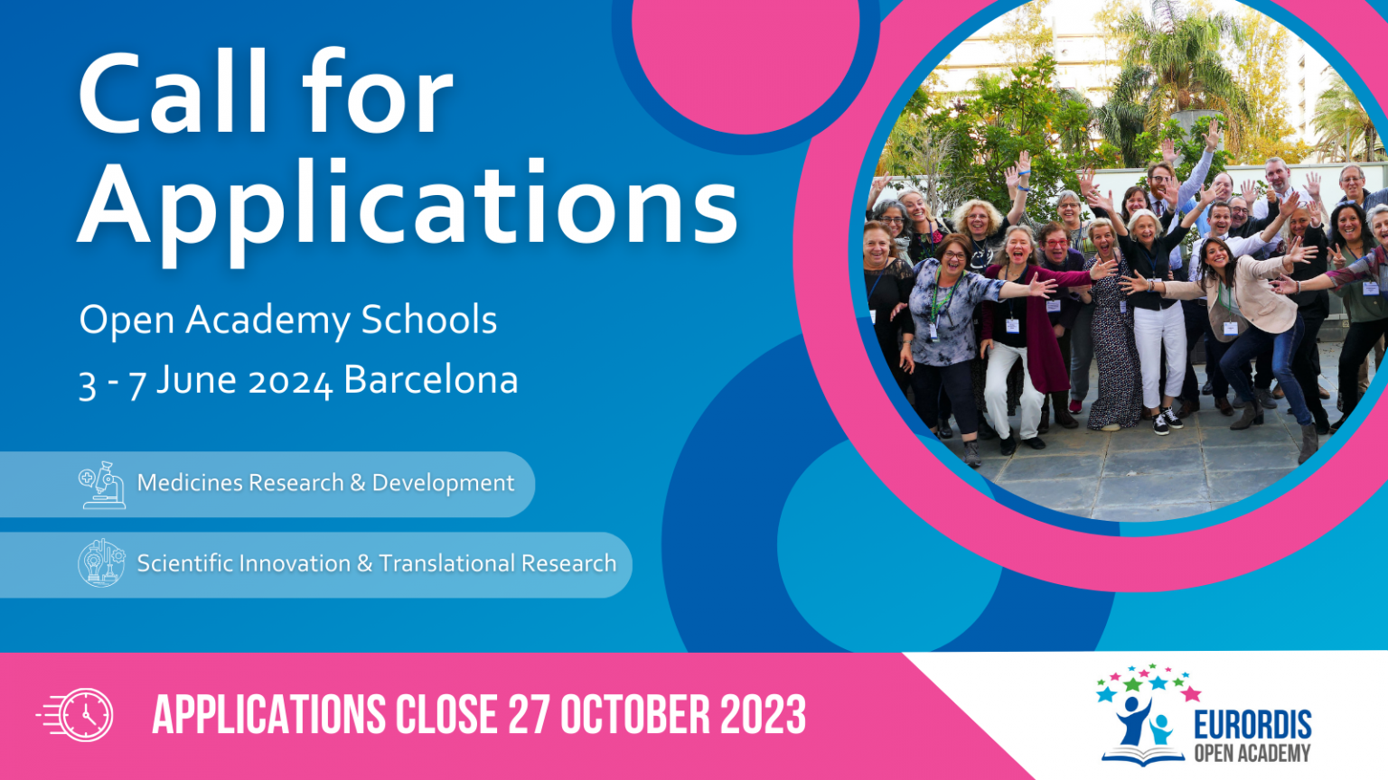 Open Academy Schools 2024 EURORDIS Open Academy   OpenAcademy Call For Applications 2024 1536x864 